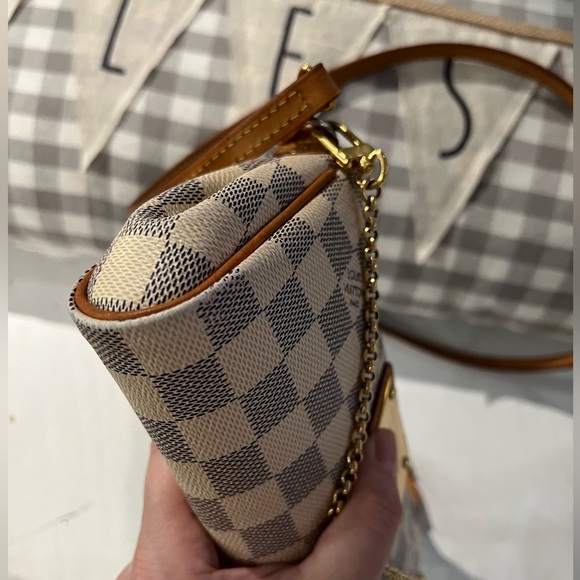 Louis Vuitton Eva clutch crossbody damier azur - Picture 5 of 16